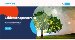 Desktop Screenshot of new-wine.nl