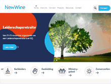 Tablet Screenshot of new-wine.nl